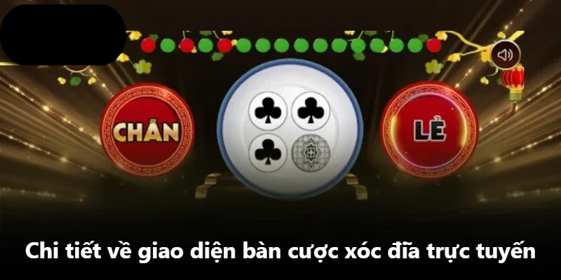 Chi tiết về giao diện bàn cược xóc đĩa trực tuyến