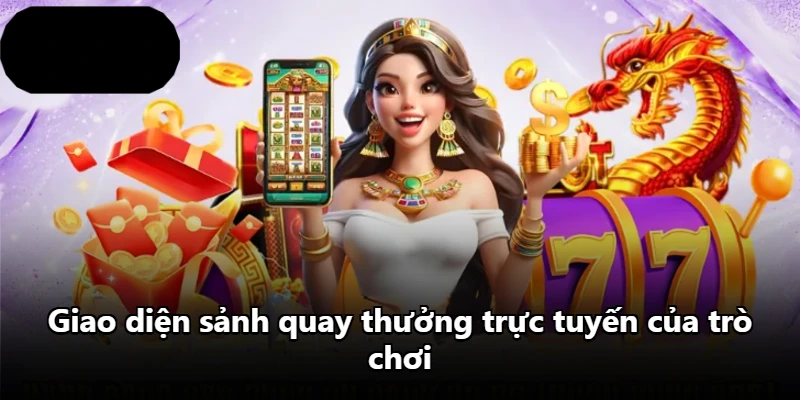 Giao diện sảnh quay thưởng trực tuyến của trò chơi